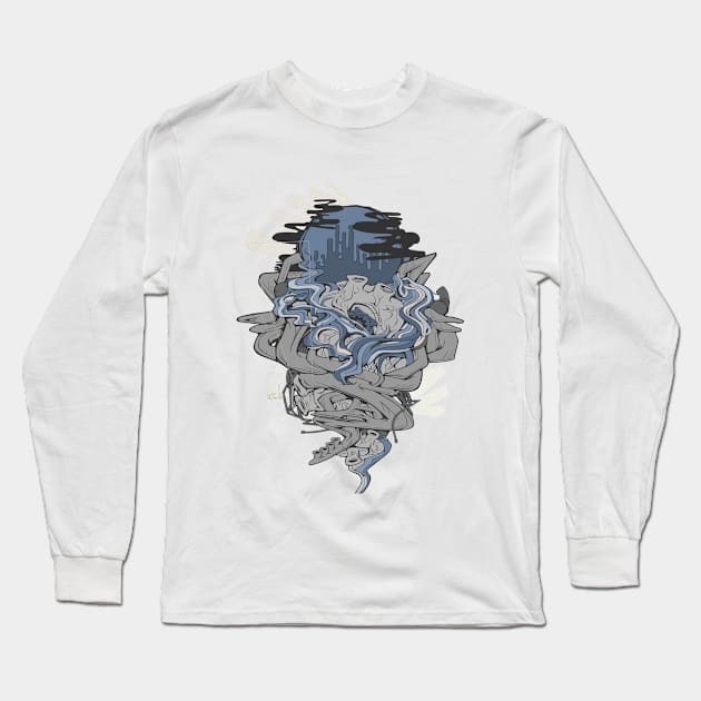 Octa Core Long Sleeve T-Shirt by zlivkun